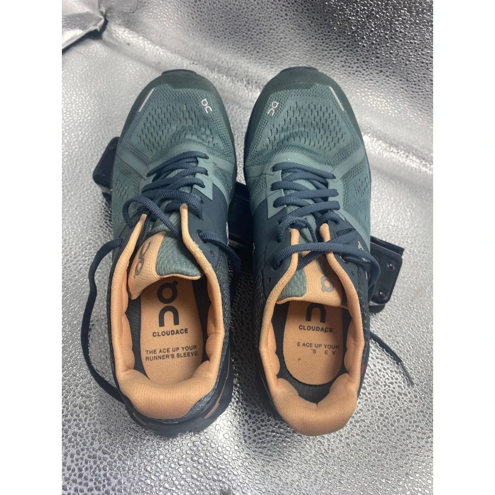On Running Cloudace Womens Sea Almond Stability Road Running Shoes Size 7